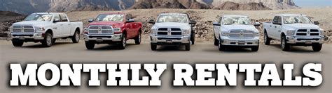 Monthly Rentals | No Long Term Contracts – 4×4 Truck Rental | Work ...