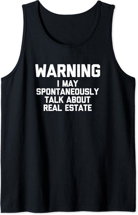 Amazon.com: Funny Realtor T-Shirt funny realtors real estate realtor Tank Top: Clothing