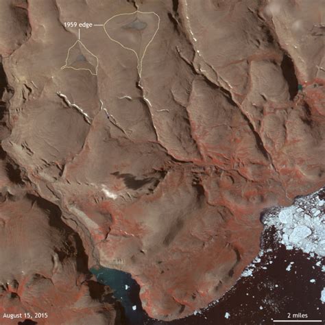 Shrinking ice caps on Ellesmere Island | NOAA Climate.gov