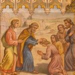 TRNAVA, SLOVAKIA - OCTOBER 14, 2014: The neo-gothic fresco of four