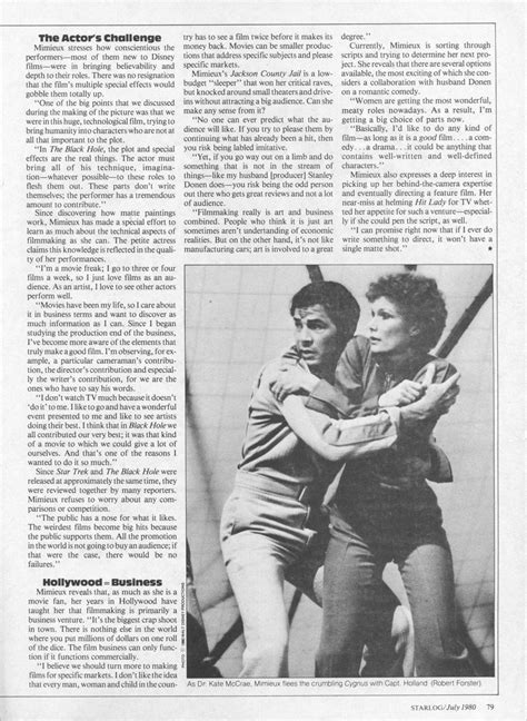 Yvette Mimieux Interview - Yvette Mimieux Interview 03 - ByYourCommand