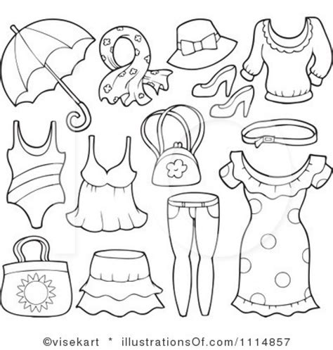 CLOTHING CLIPART BLACK AND WHITE - 457px Image #15