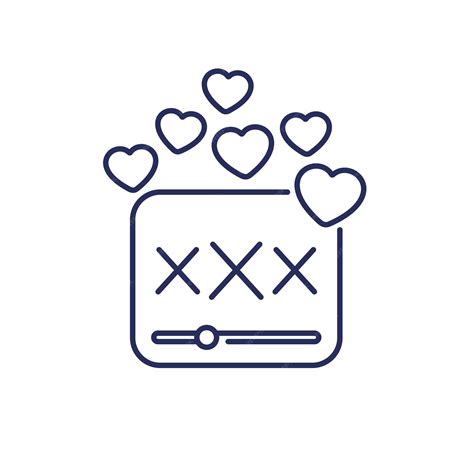 premium vector xxx adult video  icon