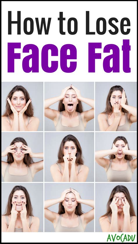 Best Exercises To Burn Face Fat - Exercise Poster