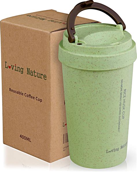 14oz 400ml William Morris Reusable Eco-Friendly 100% Plant Based Coffee