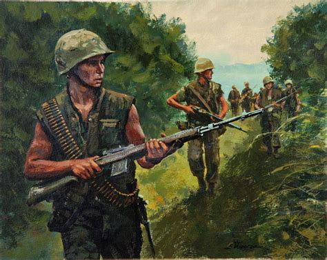 Pin on Vietnam War Art