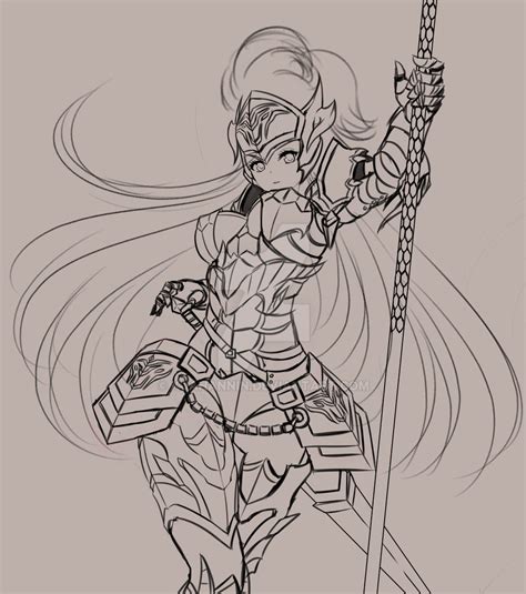 Warrior sketch by XuaHanNin on DeviantArt