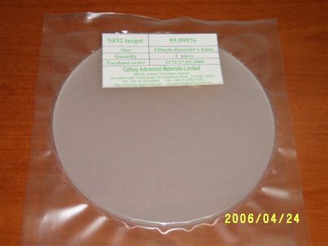 SiO2 target - China - Manufacturer - Oxide - Sputtering target