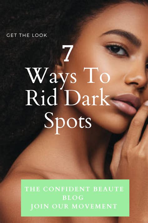 Your Guide to Getting Rid of Dark Spots