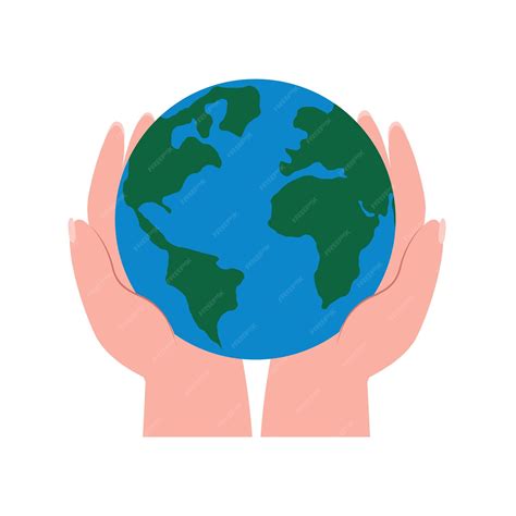 Premium Vector | Hands protect the planet, save the nature