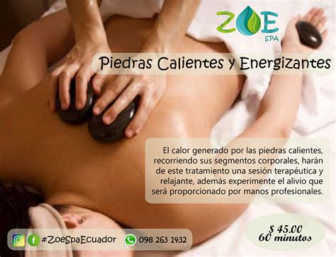 ZOE Spa - El calor de las piedras tiene un efecto...