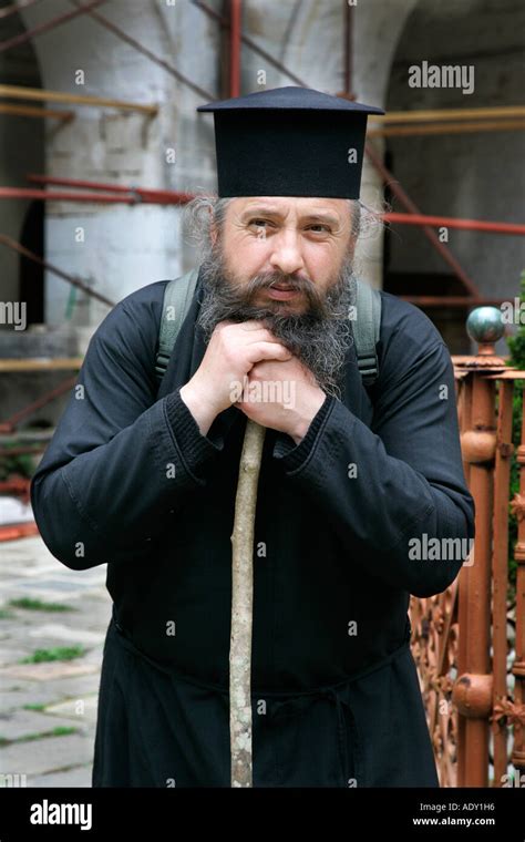 Eastern orthodox monk athos hi-res stock photography and images - Alamy