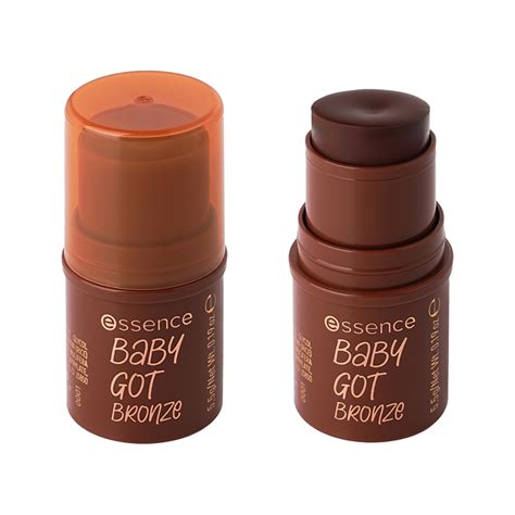Бронзер для лица `ESSENCE` BABY GOT BRONZE в стике тон 40 Hazelnut hug ...