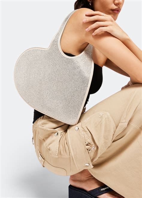 Coperni Mini Heart tote bag for Women - Beige in UAE | Level Shoes
