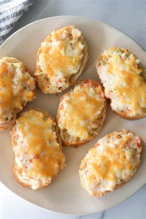 Easy Baked Shrimp Toast Appetizer - A Peachy Plate