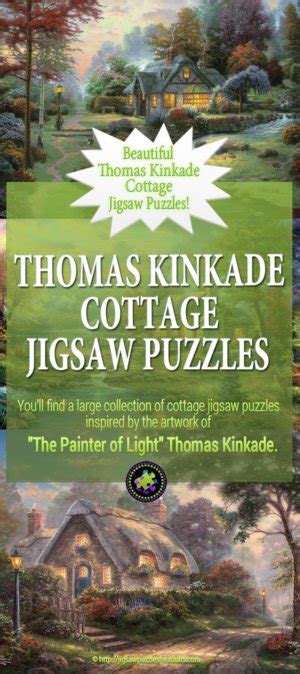 Thomas Kinkade Cottage Puzzles | Jigsaw Puzzles For Adults