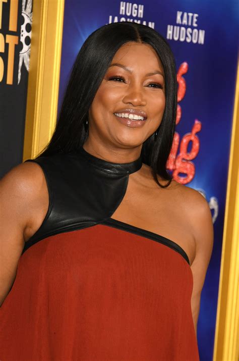 Garcelle Beauvais in Red Gown and Leather Bodice at Song Sung Blue