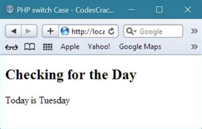 php switch