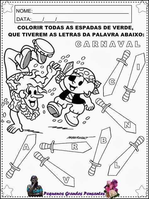 Atividades Do Carnaval Para Educação Infantil