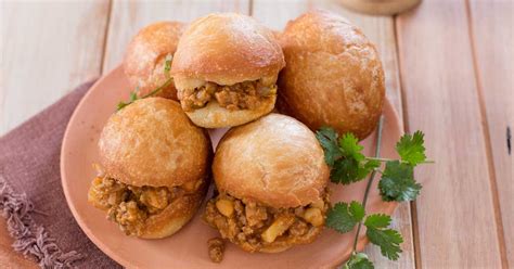 curried mince vetkoek rhodes food group