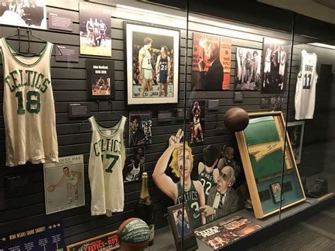 Sports Museum Boston Celtics Display