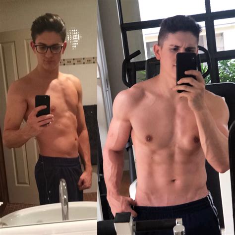 From Twink to Twunk 😂 Thought I’d share my progress with you guys