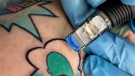 tattooing close    slow motion video youtube