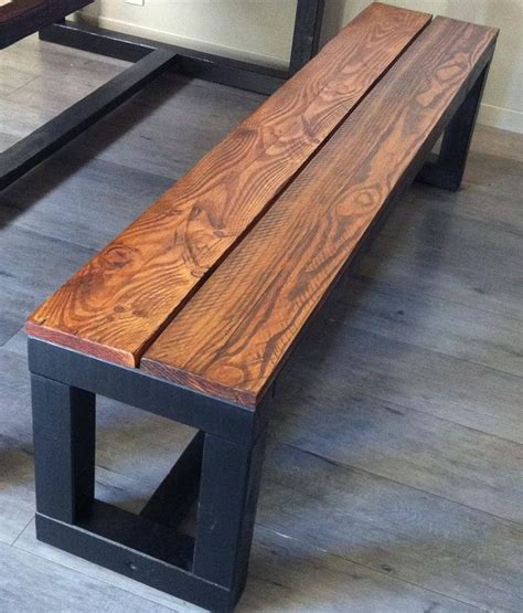 WOODEN BENCH - Etsy | Diy wood bench, Wooden bench diy, Wood bench outdoor
