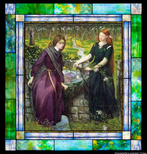 Dante's Vision of Rachel and Leah by Dante Gabriel Rossetti