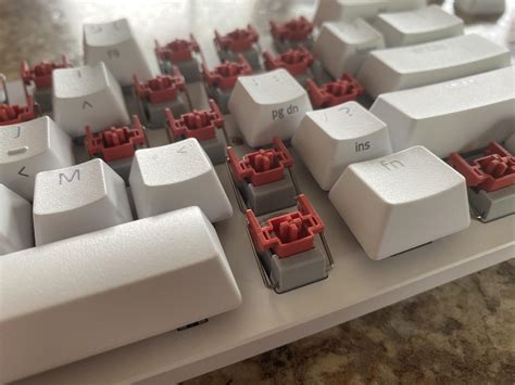 Do the regular pbt key caps for the razer huntsman mini have this ...
