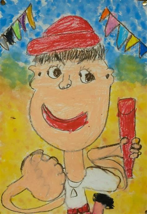 迫力満点!!1年生の絵｜菊池市立泗水西小学校公式ウェブサイト