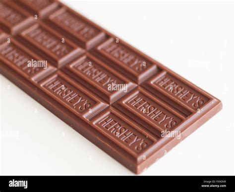 A Hershey's milk chocolate bar Stock Photo - Alamy