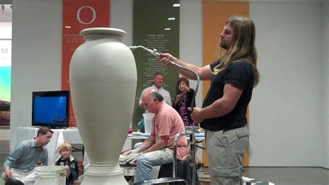 115 pound, 5 foot high lidded piece, that I threw at the Oceanside ...