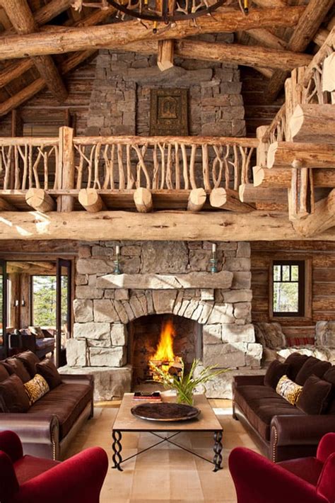 40 Rustic Living Rooms