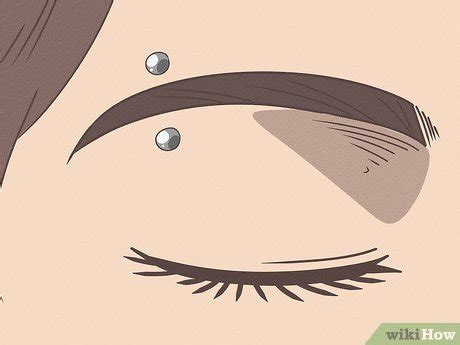 how to pierce eyebrow at home