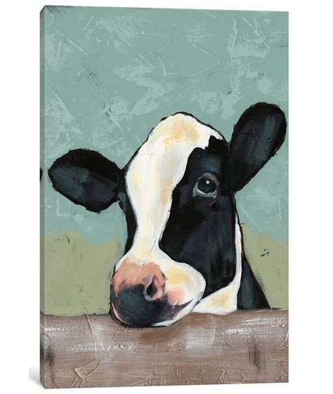 Laurel Foundry Modern Farmhouse 'Holstein Cow II' Painting Print on ...