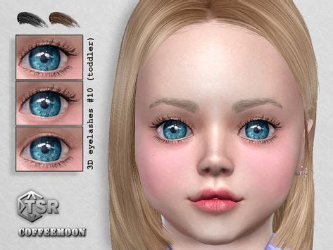 Toddler Eyelashes Sims 4 Cc, Sims 4 Cc Eyes, Sims 4 Cc Skin, Toddler ...