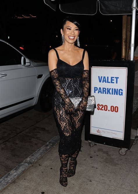 CHRISTINE CHIU Arrives at Dolce & Gabbana Eent at Olivetta Restaurant