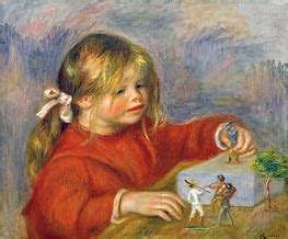 Tama, the Japanese Dog | Renoir | Painting Reproduction 12429 | TOPofART