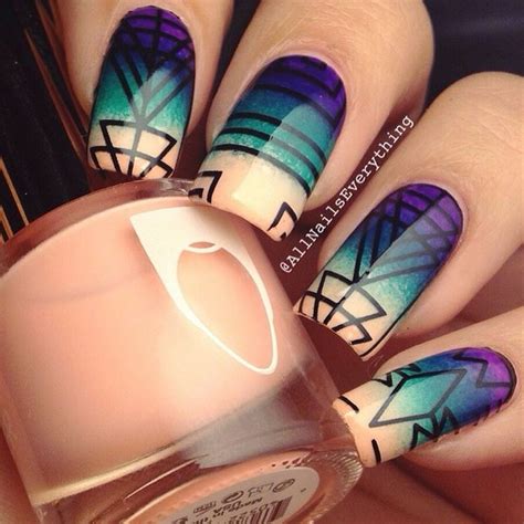 50 Pretty Tribal Nail Art Designs 2022