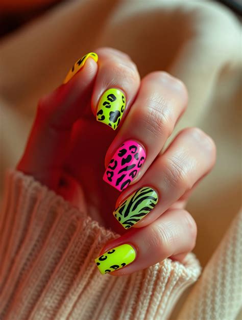 nail art animal print