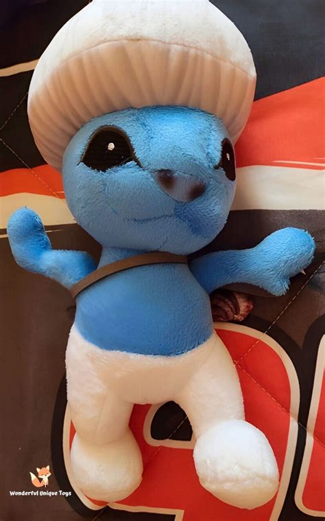 Cute Smurfcat Plush Toy Adorable Smurfcat Plush Smurfcat - Etsy