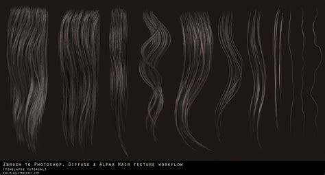 mike svymbersky character artist - Hair Texture Diffuse & Alpha Tutorial