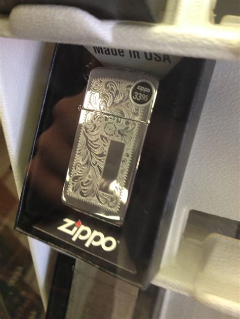 $34 Slim Zippo Lighter with leaf etched designs. A must have! | Etched ...