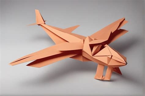 Premium AI Image | Beautiful Airplane paper origami crafts