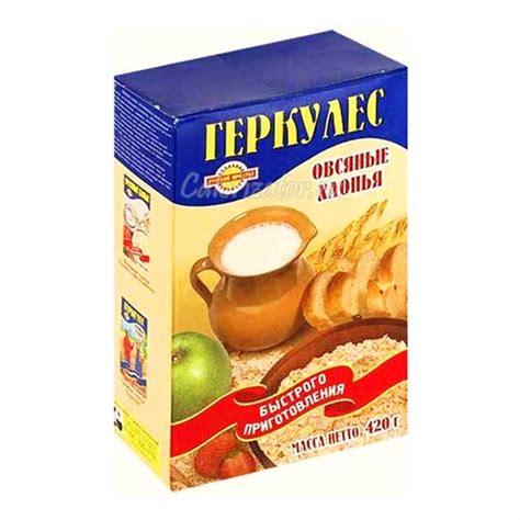 Овсяные хлопья Геркулес - калорийность, полезные свойства, польза и ...
