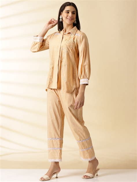 Buy Chikankari Co Ord Sets for Women | Indo Western Dress for Women