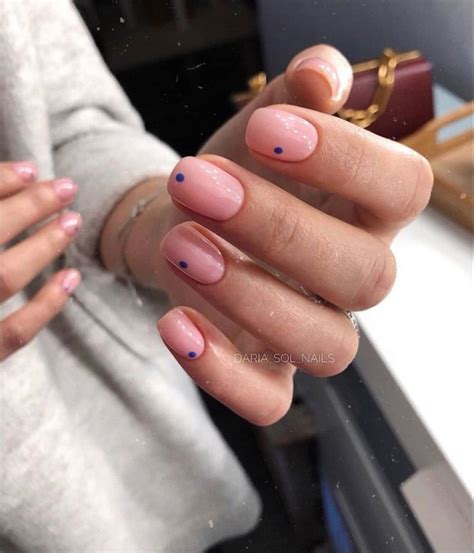 #маникюр | Manicura de uñas, Diseños de uñas con puntos, Gel de uñas