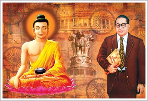 Masstone Lord Buddha and Baba Saheb Ambedkar Paper Poster (12x18 inch) : Amazon.in: Home & Kitchen