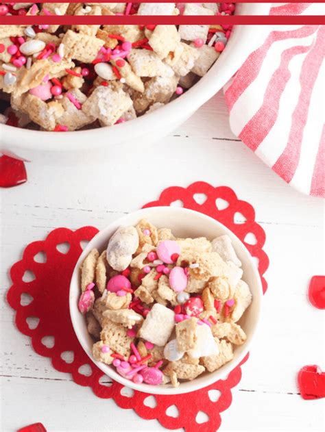 Valentine Chex Mix Recipe Story - 3 Boys and a Dog